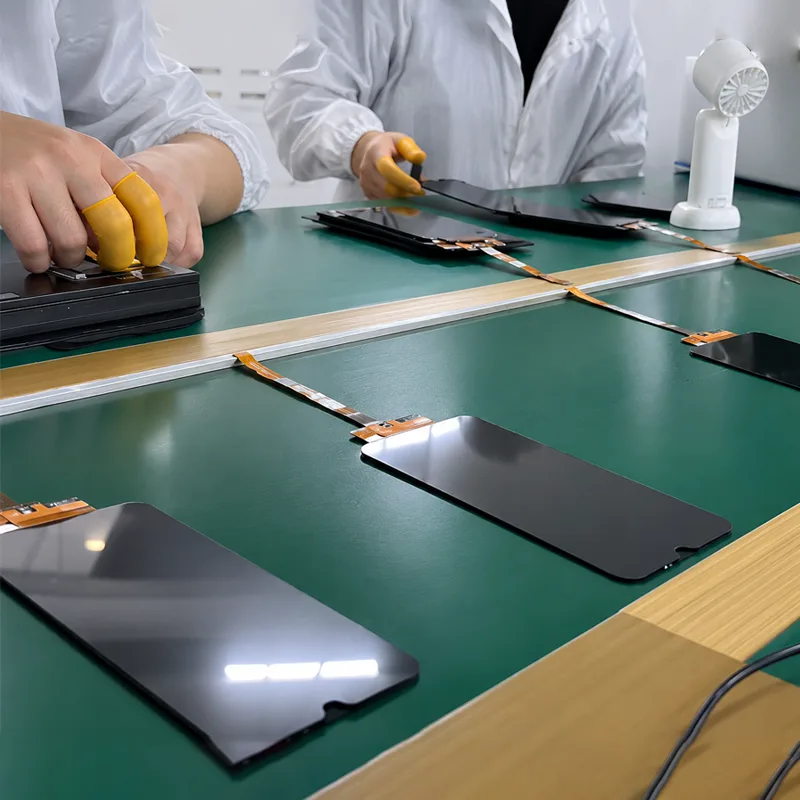 WOSENTE mobile phone parts inspection and testing area