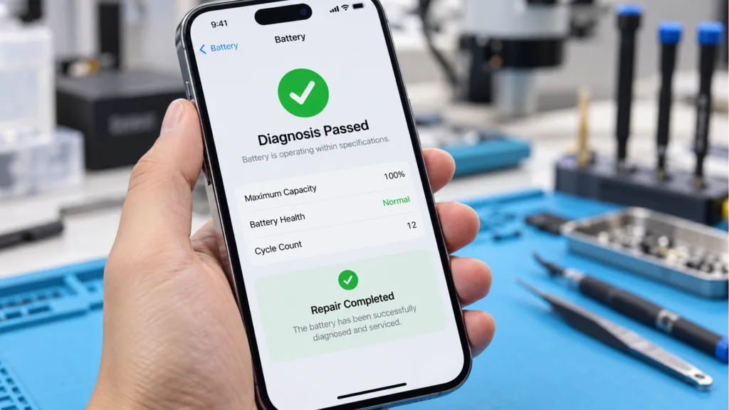 diagnostic compatible iphone screen battery