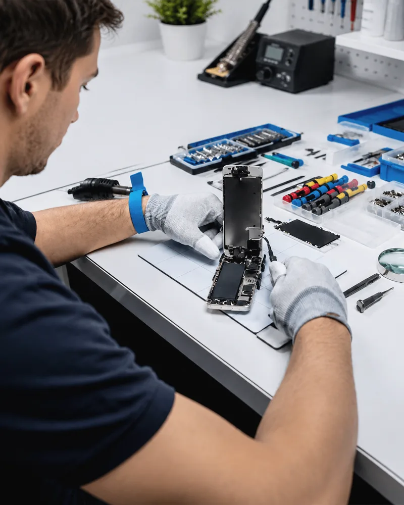 Mobile phone parts distributor customer story with WOSENTE